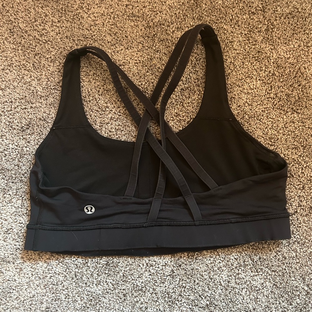 Black Lululemon Sports Bra
